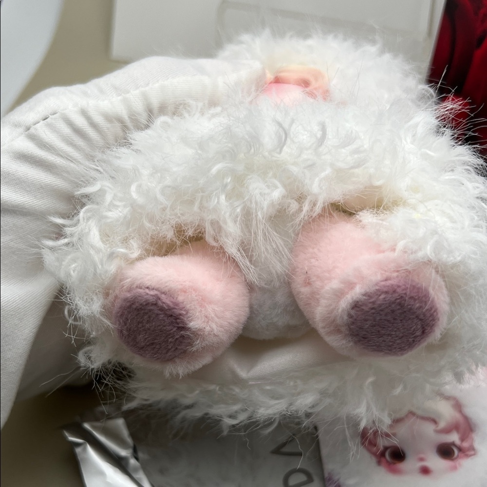 SkullPanda- Pop Mart - You Found Me! Plush Doll Pendant/Purse Charm-Ghostie NWOT - Picture 10 of 17